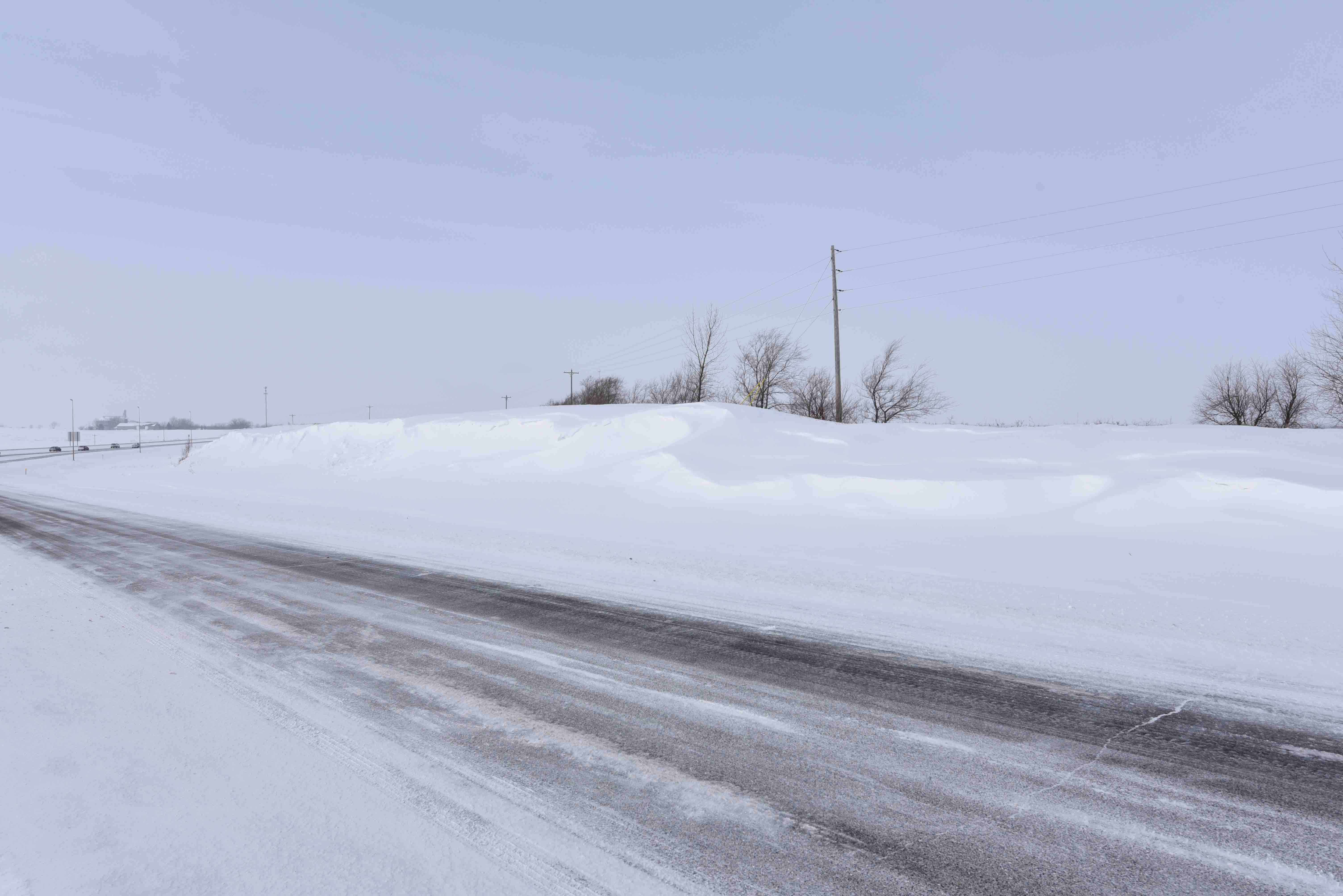 Grading and earth work on Highway 10 and Highway 32.